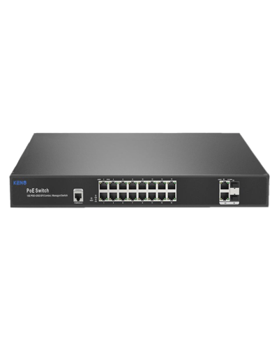 KN-SW1602SFP/M2. Коммутатор с питанием по PoE. KENO в Новошахтинске