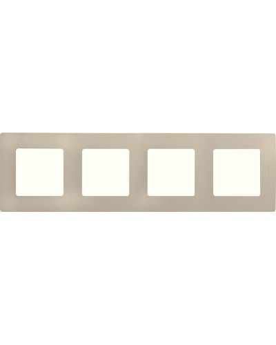 Рамка 4 поста ETIKA, слоновая кость (672514). Рамка. LegranD в Новошахтинске