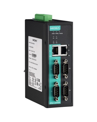 NPort IA5450A. 4-портовый усовершенствованный преобразователь. MOXA в Новошахтинске