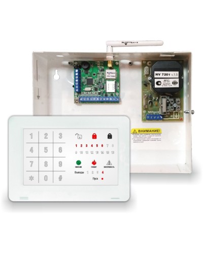NV 1010c/8524. Устройство оконечное объектовое приемно-контрольное c GSM коммуникатором. NAVIgard в Новошахтинске