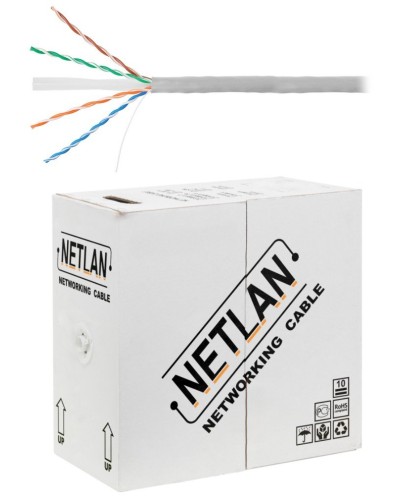 U/UTP 4pair, Cat6, Solid, In, PVC (EC-UU004-6-PVC-GY). Кабель «витая пара» (LAN) для структурированных систем связи. NETLAN в Новошахтинске