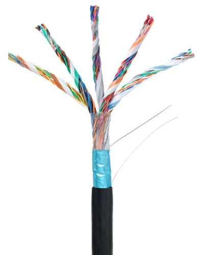 F/UTP 25pair, Cat5, Out, PE (EC-UF025-5-PE-BK-3). Кабель «витая пара» (LAN) для структурированных систем связи. NETLAN в Новошахтинске