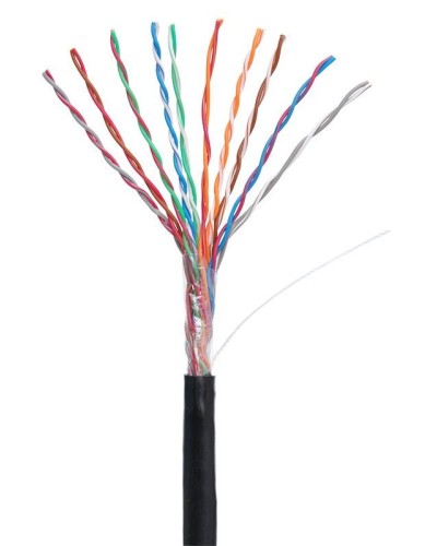 U/UTP 10pair, Cat5, Out, PE (EC-UU010-5-PE-BK-3). Кабель «витая пара» (LAN) для структурированных систем связи. NETLAN в Новошахтинске
