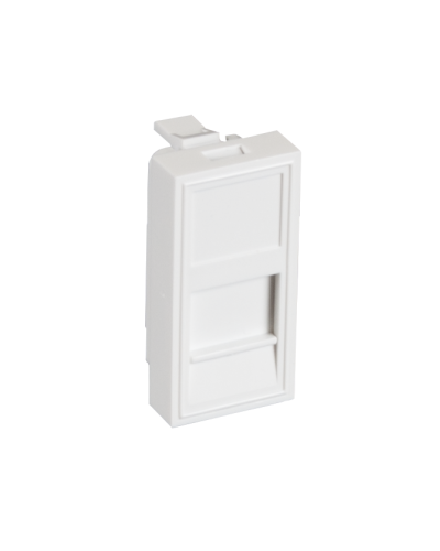 EC-IMH-1-WT-10 (10шт). Вставка 45x45 (Mosaic) для 1 модуля Keystone Jack. NETLAN в Новошахтинске