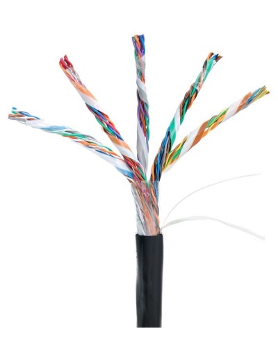 U/UTP 25pair, Cat5, Out, PE (EC-UU025-5-PE-BK-3). Кабель «витая пара» (LAN) для структурированных систем связи. NETLAN в Новошахтинске
