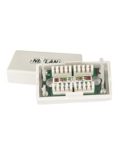 EC-UCB-IDC-UD2-WT-10 (10 шт). Проходной соединитель. NETLAN в Новошахтинске