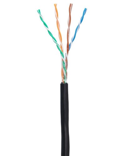 U/UTP 4pair, Cat5е, Out, PE (EC-UU004-5E-PE-BK). Кабель «витая пара» (LAN) для структурированных систем связи. NETLAN в Новошахтинске