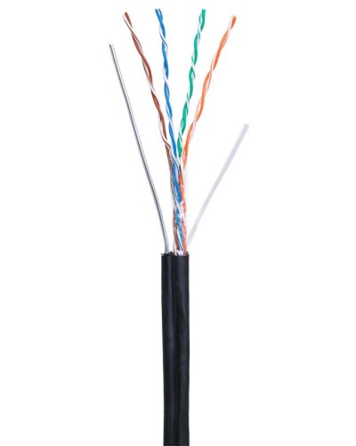 U/UTP 4pair, Cat5e, Out, Sw, PE (EC-UU004-5E-PE-SW-BK). Кабель «витая пара» (LAN) для структурированных систем связи. NETLAN в Новошахтинске
