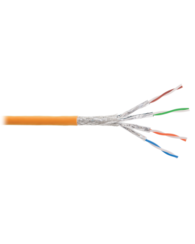 S/FTP, 4pair, Cat.6a, Solid, In, LSZH (NKL 9355C-OR). Кабель «витая пара» (LAN) для структурированных систем связи. NIKOLAN в Новошахтинске