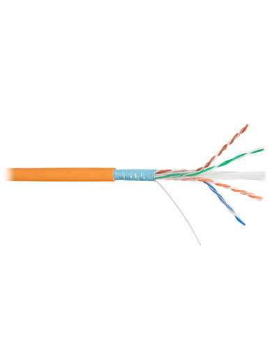 F/UTP 4pair, Cat6, Solid, In, PVC (NKL 9240C-OR). Кабель «витая пара» (LAN) для структурированных систем связи. NIKOLAN в Новошахтинске
