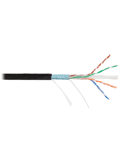 F/UTP 4pair, Cat6, Solid, Out, PVC (NMC 4240B-BK). Кабель «витая пара» (LAN) для структурированных систем связи. NIKOMAX в Новошахтинске