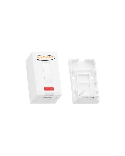 NMC-MB1P-ST-WT. Корпус настенной розетки. NIKOMAX в Новошахтинске