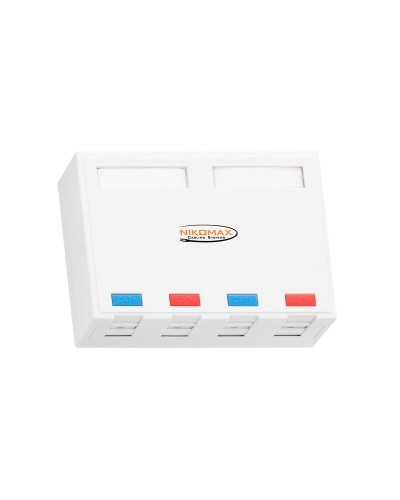 NMC-MB4P-ST-WT. Корпус настенной розетки. NIKOMAX в Новошахтинске