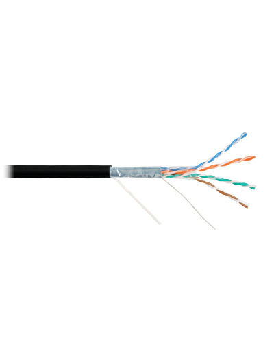 F/UTP 4pair, Cat5e, Solid, In/Out, нг(А)-HF (NMC 9200C-BK). Кабель «витая пара» (LAN) для структурированных систем связи. NIKOMAX в Новошахтинске