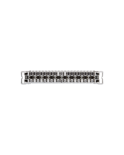 NMC-PL10-CC-10 (10 шт). Плинт неразмыкаемый, (0...9), крепление под кронштейн. NIKOMAX в Новошахтинске