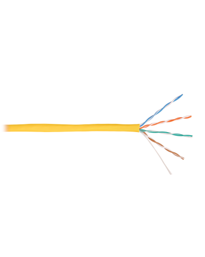 U/UTP 4pair, Cat5e, Solid, In, PVC (NMC 4100A-YL). Кабель «витая пара» (LAN) для структурированных систем связи. NIKOMAX в Новошахтинске