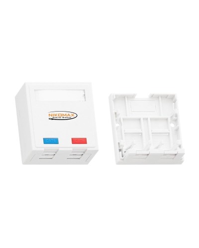 NMC-MB2P-ST-WT. Корпус настенной розетки. NIKOMAX в Новошахтинске