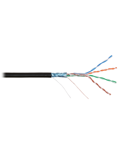 F/UTP 4pair, Cat5e, Solid, In/Out, нг(А)-HF (NMC 4200C-BK). Кабель «витая пара» (LAN) для структурированных систем связи. NIKOMAX в Новошахтинске