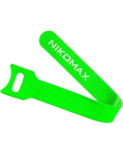 NMC-CTV150-12-SB-GN-10 (10шт). Стяжка-липучка с мягкой пряжкой. NIKOMAX в Новошахтинске