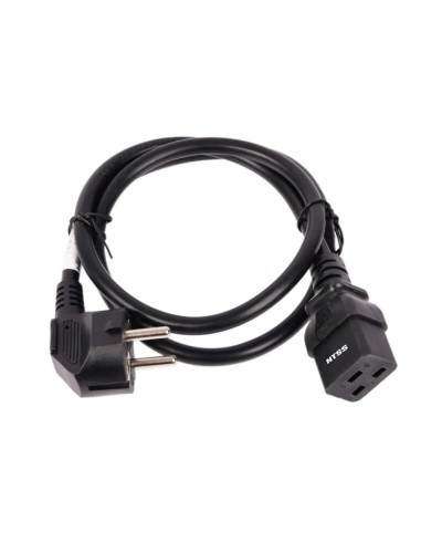 NTSS-PC19772 C19-Schuko проводник.:3х1.5мм2 3м 220/250В 16А черный. Кабель питания. NTSS в Новошахтинске