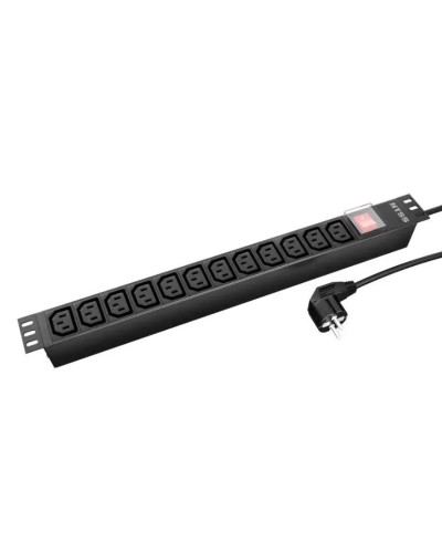 NTSS-PDU-DA2039 гор.размещ. 12xC13 базовые 16A Schuko 2м. Блок розеток 19. NTSS в Новошахтинске