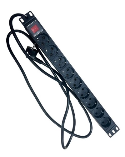 NTSS-PDU-DA2036 гор.размещ. 9xSchuko базовые 16A Schuko 2м. Блок розеток 19. NTSS в Новошахтинске