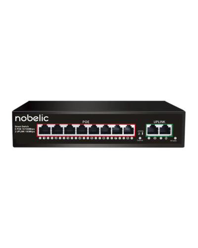 NBLS-1008P. Коммутатор неуправляемый 8-портовый. Nobelic в Новошахтинске