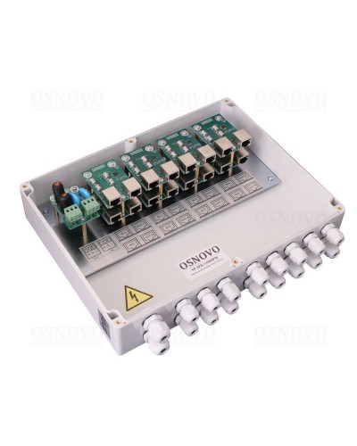 SP-IP8/1000PW. Устройство грозозащиты цепей Ethernet. OSNOVO в Новошахтинске
