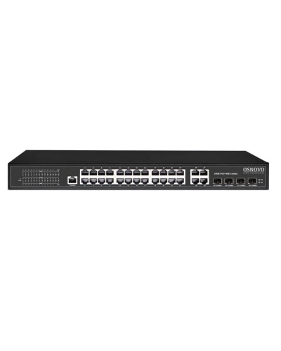 SW-8244/L(400W). Коммутатор 24-портовый  Gigabit Ethernet с PoE. OSNOVO в Новошахтинске