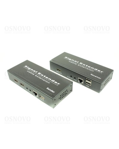 TLN-HiKM2+RLN-HiKM2. Удлинитель HDMI, ИК-сигнала, 2*USB. OSNOVO в Новошахтинске