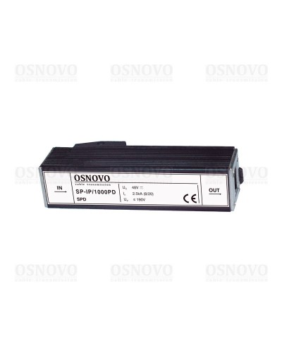 SP-IP/1000PD. Устройство грозозащиты цепей Ethernet. OSNOVO в Новошахтинске