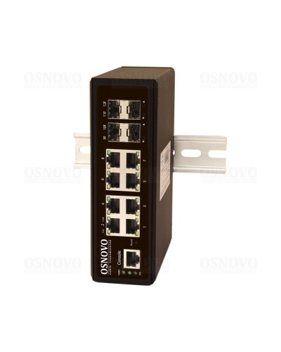 SW-70804/IL. Промышленный коммутатор Gigabit Ethernet на 12 портов. OSNOVO в Новошахтинске