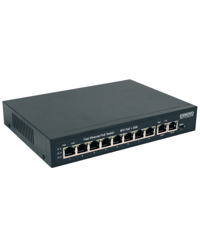 SW-20820(120W). Коммутатор 10-портовый  Gigabit Ethernet с PoE. OSNOVO в Новошахтинске