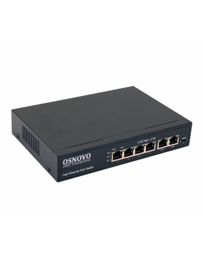 SW-20600(80W). Коммутатор 6-портовый  Fast Ethernet с PoE. OSNOVO в Новошахтинске