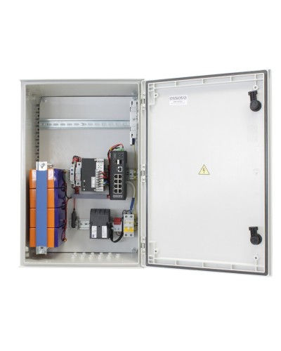 OSP-46TB1(SW-80802/ILS(port 90W)). Уличный коммутатор с PoE. OSNOVO в Новошахтинске