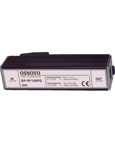 SP-IP/100PD. Устройство грозозащиты цепей Ethernet. OSNOVO в Новошахтинске