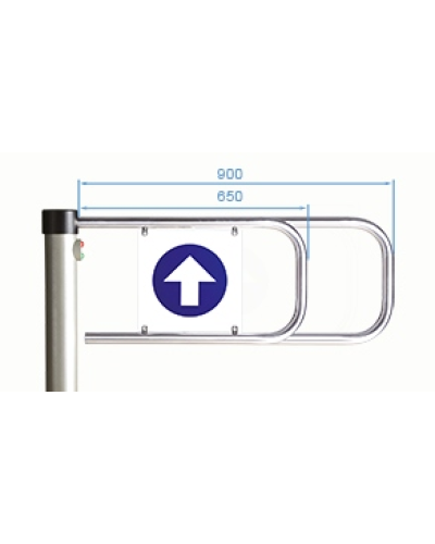 PERCo-ASG-650. Створка для калитки. PERCo в Новошахтинске