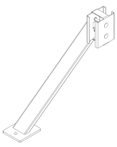 PERCo-MB-16.9. Упор для стоек секции ограждения. PERCo в Новошахтинске