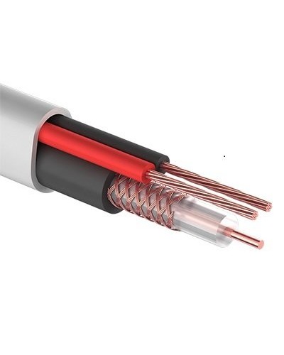 КВК-В-2+2x0,50 мм² (Cu/Cu) белый PROconnect (01-4213). Кабель комбинированный для систем видеонаблюдения. PROCONNECT в Новошахтинске