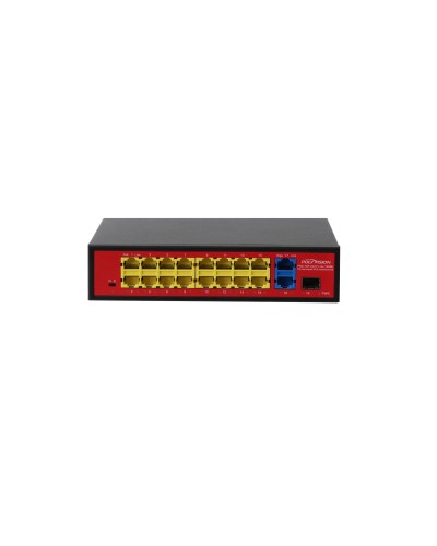PND-16P-2G1F Lite (180W). Коммутатор неуправляемый 18-портовый с PoE. Polyvision в Новошахтинске
