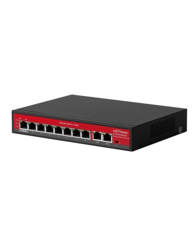 PND-08P-2G (120W). Коммутатор AI 10-портовый с функцией PoE. Polyvision в Новошахтинске