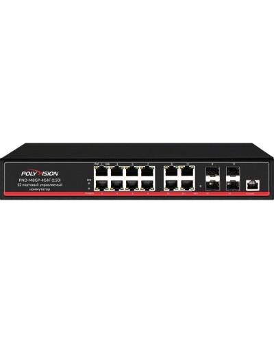 PND-M8GP-4G4F(150). Коммутатор управляемый оптический 12 портовый. Polyvision в Новошахтинске