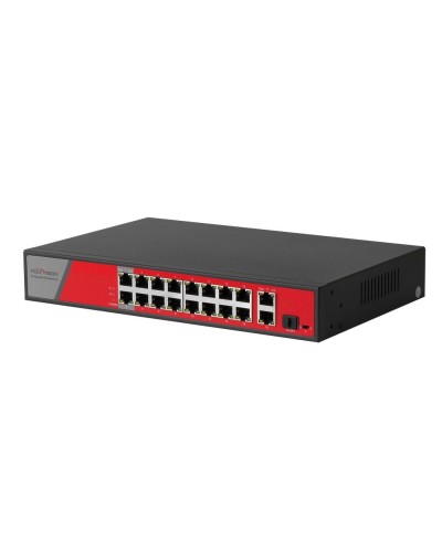 PND-16P-2G1F-BT2 (300W). Коммутатор гибридный 16+2+1 с PoE. Polyvision в Новошахтинске