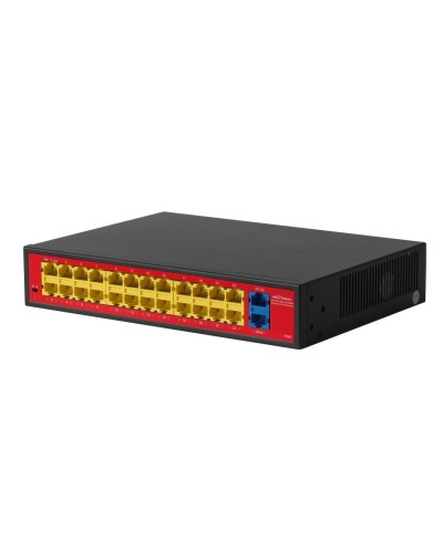 PND-24P-2G Lite (250W). Коммутатор неуправляемый 26-портовый с функцией PoE. Polyvision в Новошахтинске