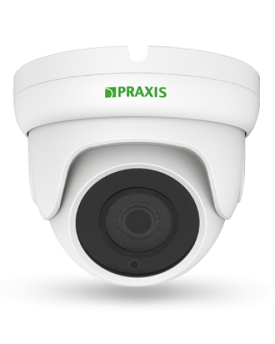 PE-7141IP 2.8. Видеокамера IP купольная. Praxis в Новошахтинске