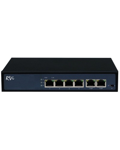 RVi-1NS04F-2T. Коммутатор с питанием по PoE. RVi в Новошахтинске