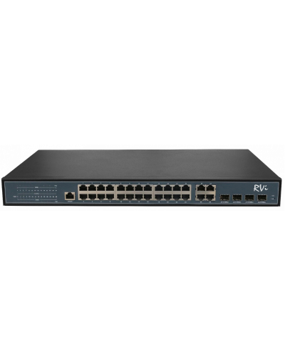 RVi-1NSM24G-4C. Коммутатор с питанием по PoE. RVi в Новошахтинске