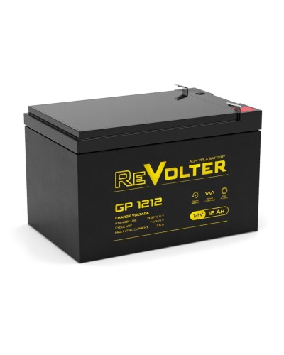 Revolter GP 1212. Аккумулятор автомобильный герметичный свинцово-кислотный. Revolter в Новошахтинске