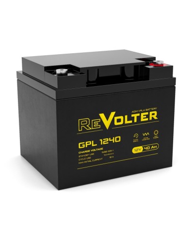Revolter GPL 1240. Аккумулятор автомобильный герметичный свинцово-кислотный. Revolter в Новошахтинске