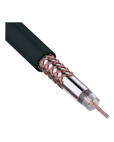 RG-58 A/U, 50 Ом, Cu/Al/Cu, 64%, 100 м, черный (01-2003). Кабель коаксиальный радиочастотный. Rexant в Новошахтинске